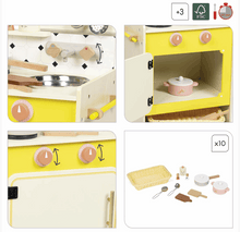 Load image into Gallery viewer, Janod Sunshine Kitchen Pretend Play
