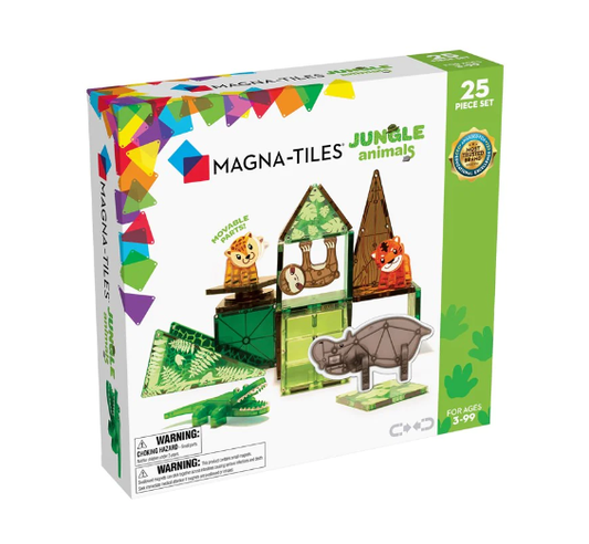 Magna Tiles Jungle Animals 25pc Set Construction