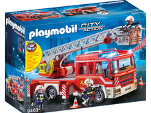 Load image into Gallery viewer, Playmobil Fire Engine with Ladder 9463
