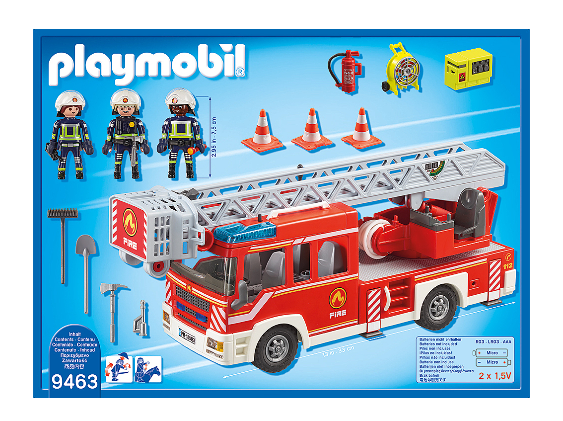 Playmobil Fire Engine with Ladder 9463