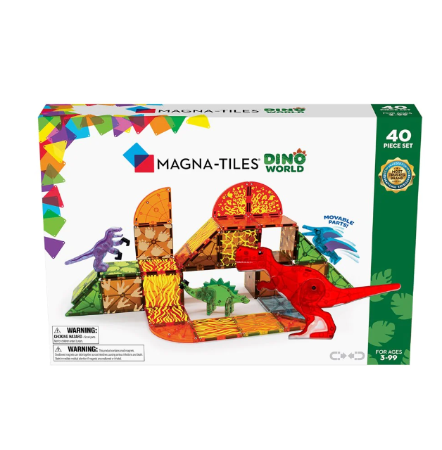 Magna Tiles Dino World 40pc Set Construction