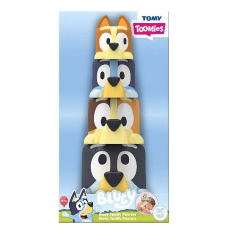 Tomy Bluey Family Pourers Bath Toy