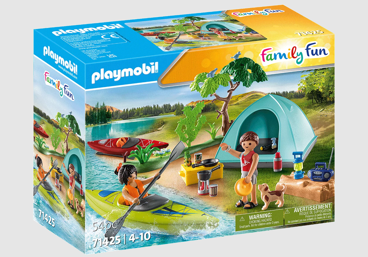 Playmobil Camping with Campfire