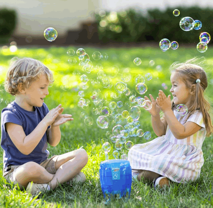 MAXX Bubbles Super Bubble Jet Blue bubble blower