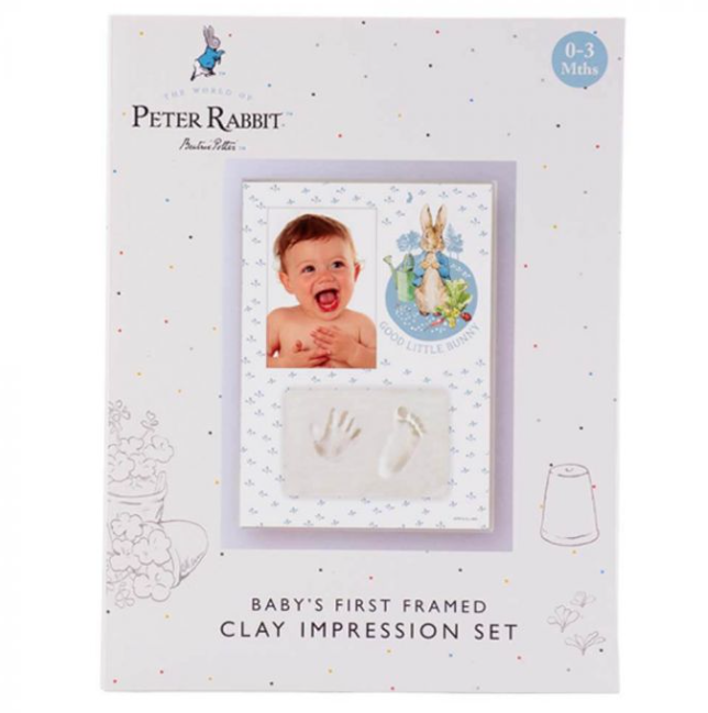 Peter Rabbit Baby Hand/Foot Clay Frame Gift Set