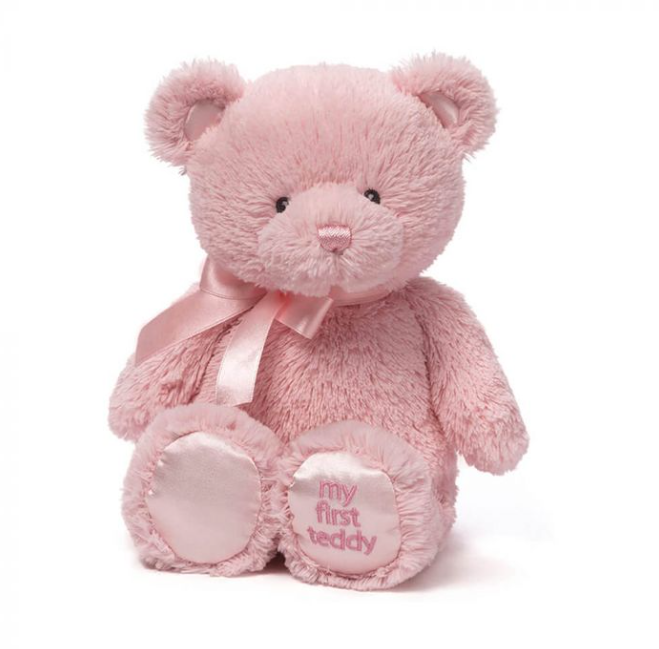 Gund My First Teddy Pink 25cm Baby Toy