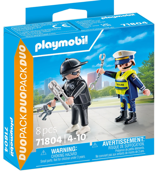 Playmobil Policeman and Burglar 71804