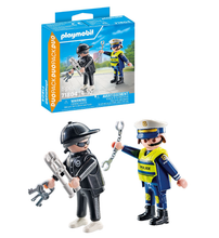 Load image into Gallery viewer, Playmobil Policeman and Burglar 71804
