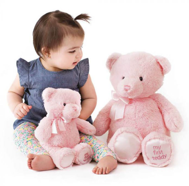 Gund My First Teddy Pink 25cm Baby Toy