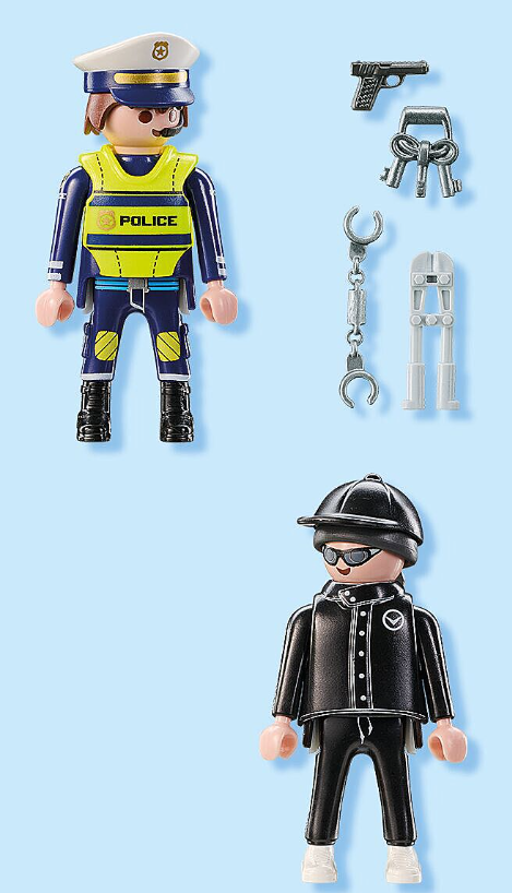 Playmobil Policeman and Burglar 71804