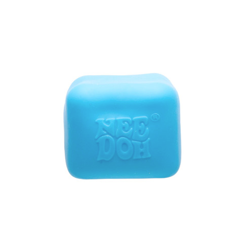 Schylling Nee Doh Nice Cube Glow Blue Sensory Needs