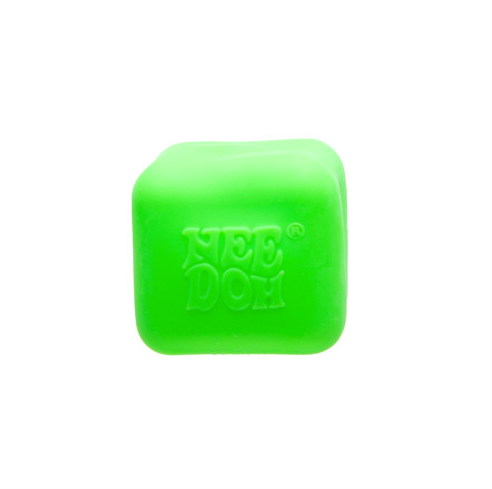 Schylling Nee Doh Nice Cube Glow Green Sensory Needs