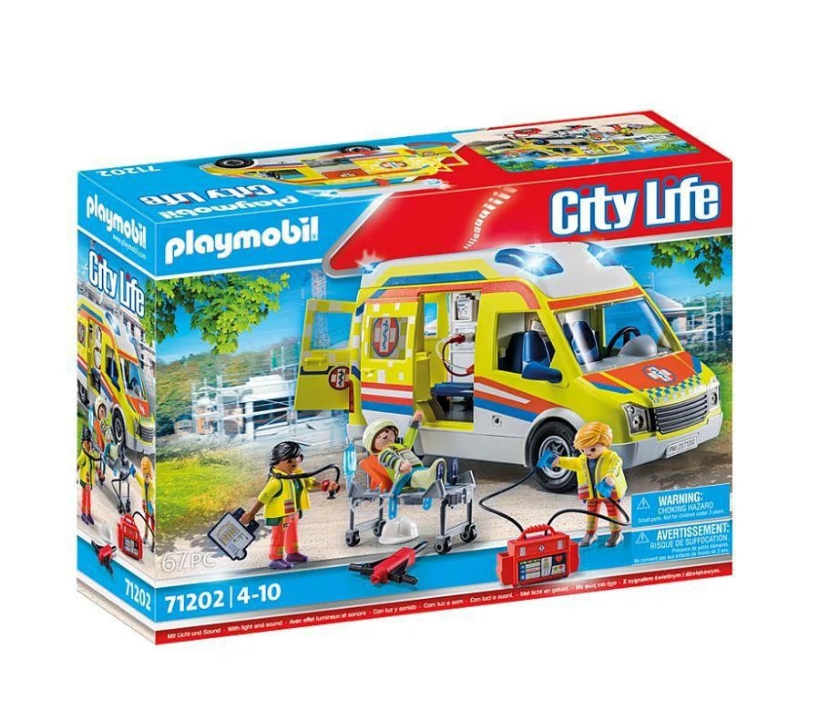 Playmobil Ambulance with Lights and Sound  71202