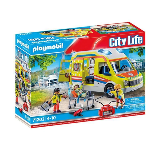 Playmobil Ambulance with Lights and Sound  71202