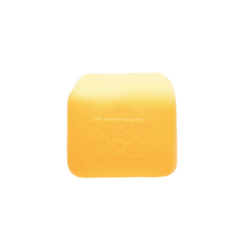 Schylling Nee Doh Nice Cube Glow Orange Sensory Needs