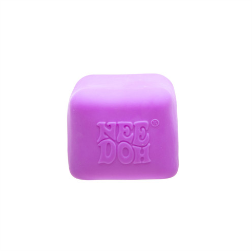 Schylling Nee Doh Nice Cube Glow Purple Sensory Needs