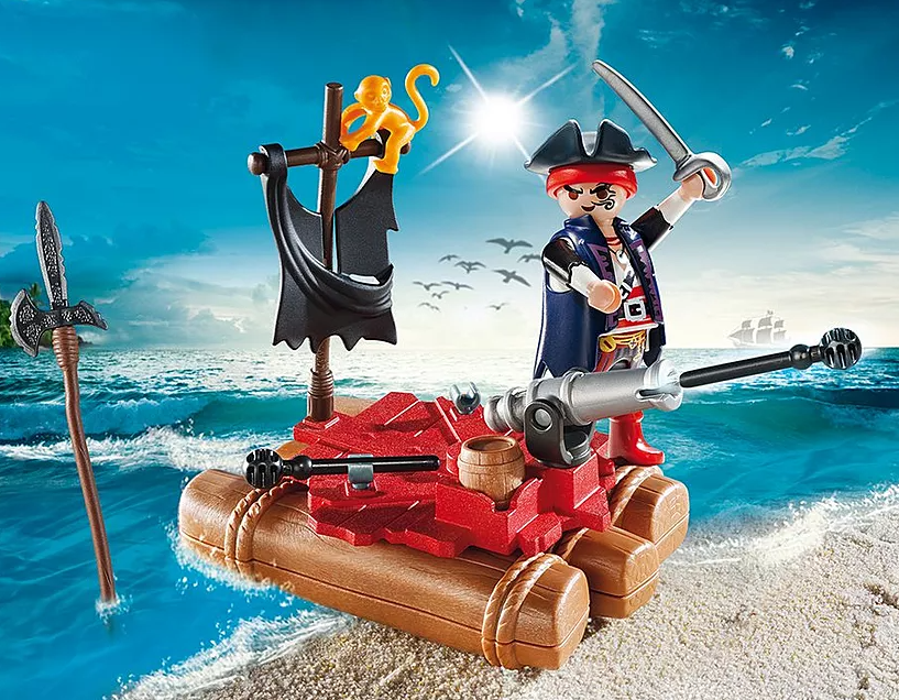 Playmobil Pirate Raft Carry Case  5655