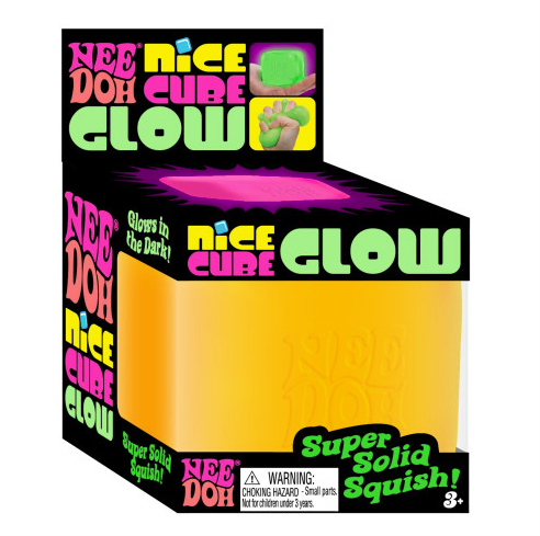 Schylling Nee Doh Nice Cube Glow Sensory Needs