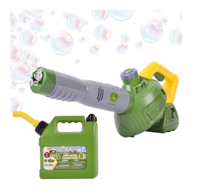 John Deere Bubble 'N' Fun Leaf Blower with Jerry Can