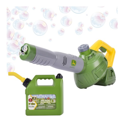 John Deere Bubble 'N' Fun Leaf Blower with Jerry Can