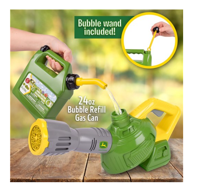 John Deere Bubble 'N' Fun Leaf Blower with Jerry Can