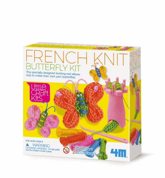 4M Little Craft Spool Knit Butterflies Kit Art & Craft Kits