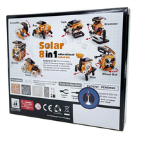 Load image into Gallery viewer, Johnco 8 in 1 Solar Educational Robot Kit
