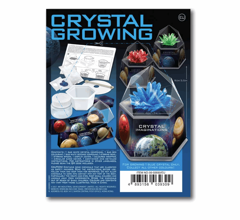 4M Crystal Growing Kit Space Gem crystals