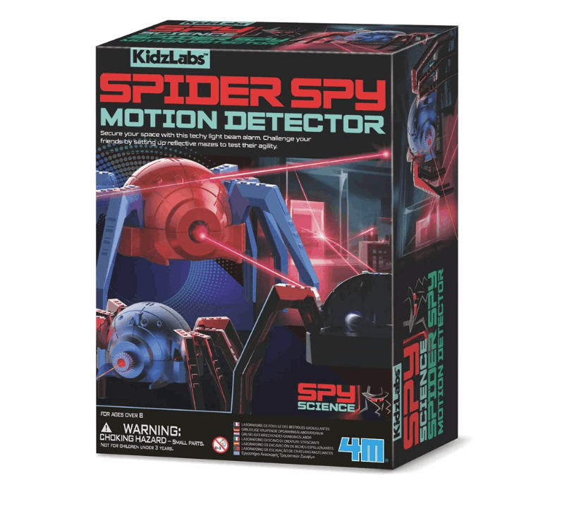 4M Kidzlabs Spider Spy Motion Detector Construction & Science