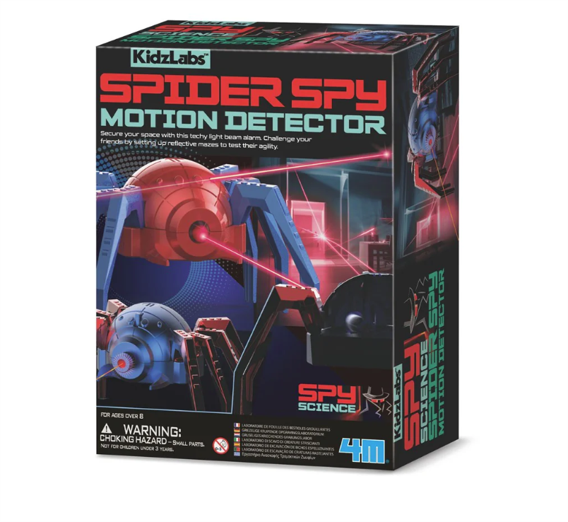 4M Kidzlabs Spider Spy Motion Detector