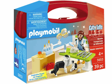 Load image into Gallery viewer, Playmobil Vet Visit Carry Case playset
