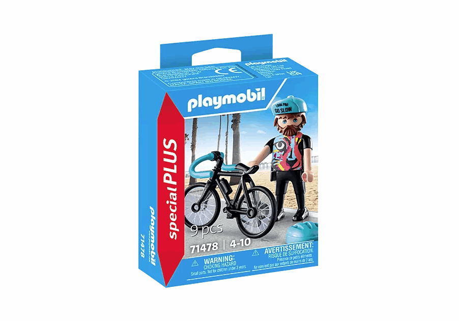 Playmobil Special Plus Road Cyclist Paul playset