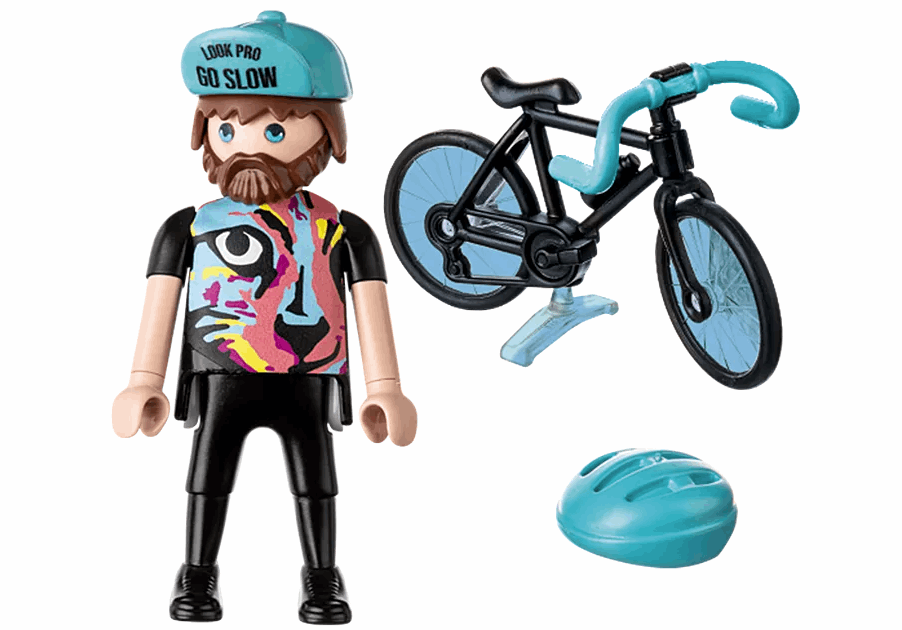 Playmobil Special Plus Road Cyclist Paul playset
