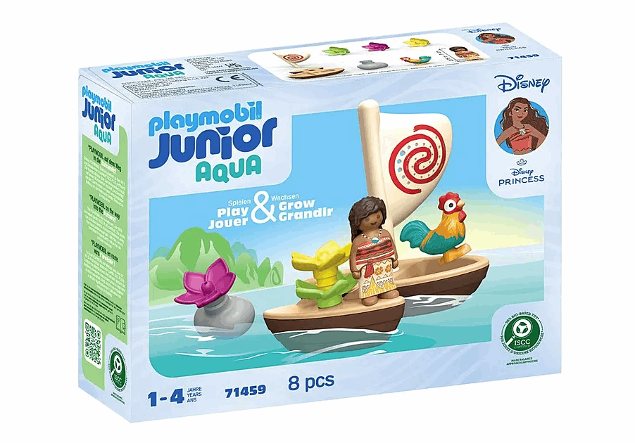 Playmobil Jr & Disney Moana's Sail Boat playset