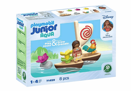 Playmobil Jr & Disney Moana's Sail Boat playset