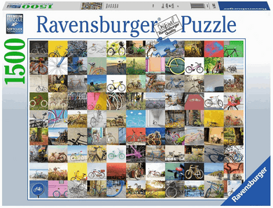 Ravensburger 99 Bicycles and more 1500pc Puzzle puzzle