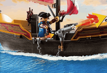 Load image into Gallery viewer, Playmobil Pirate Ship Small 71418
