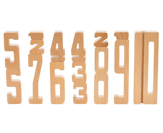 Astrup Wooden Number Blocks