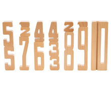 Load image into Gallery viewer, Astrup Wooden Number Blocks
