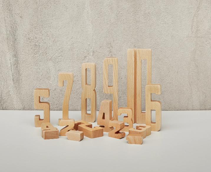 Astrup Wooden Number Blocks