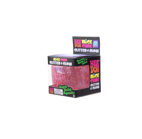 Schylling Nice Cube Glitter & Glow is the latest Cube on the block. Squishy sensory fun. 