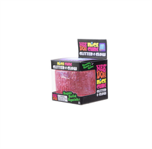 Load image into Gallery viewer, Schylling Nice Cube Glitter &amp; Glow is the latest Cube on the block. Squishy sensory fun. 
