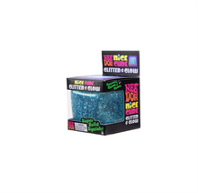 Load image into Gallery viewer, Schylling Nice Cube Glitter &amp; Glow is the latest Cube on the block. Squishy sensory fun. 
