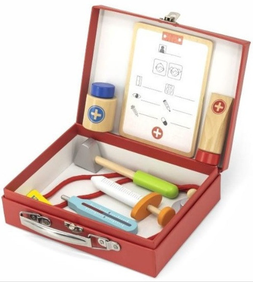 Viga Toys Medical Kit with Case Pretend Play