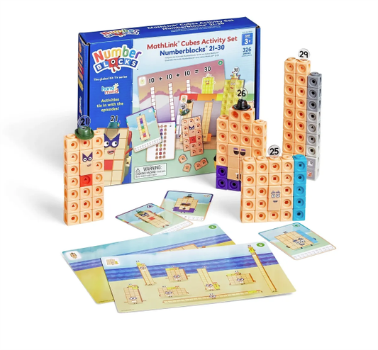 Numberblocks Mathlink Cubes Activity Set 21-30