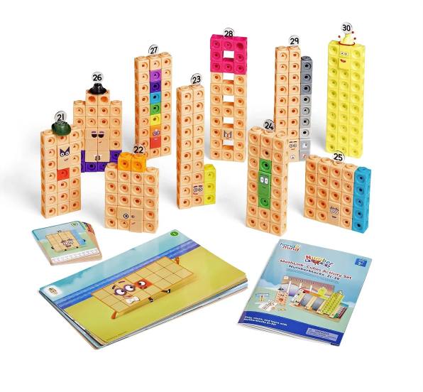 Numberblocks Mathlink Cubes Activity Set 21-30
