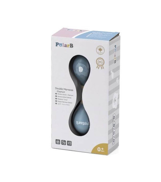 PolarB Double Maraca Elephant