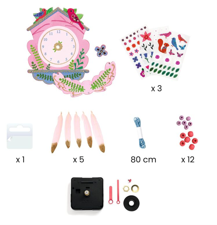 Djeco DIY Cuckoo Clock Art & Craft Kits
