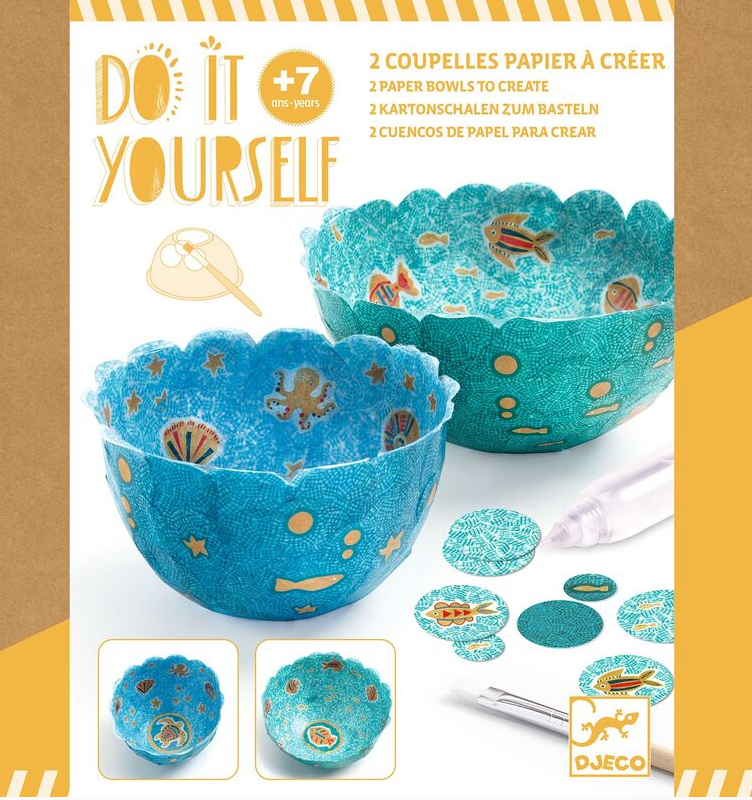 Djeco DIY In The Sea Bowls Art & Craft Kits
