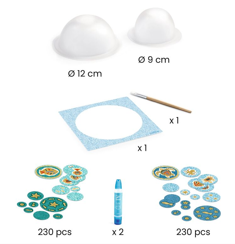 Djeco DIY In The Sea Bowls Art & Craft Kits